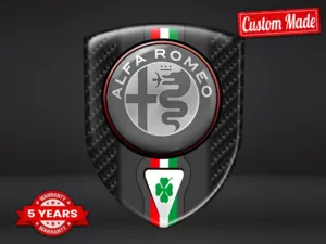 Alfa Romeo Decalcomanie Lunotto Furgoni Lusso Universale Moderni